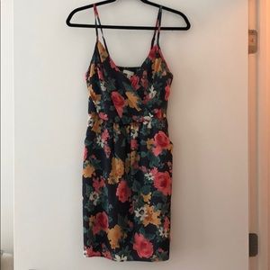 Lush Floral Dress with Pockets